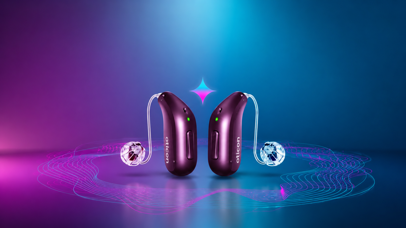 Oticon Reveal miniRITE R rechargeable hearing aid, fitted and verified with real-ear measurement at Chambersburg Hearing Center in Chambersburg, PA